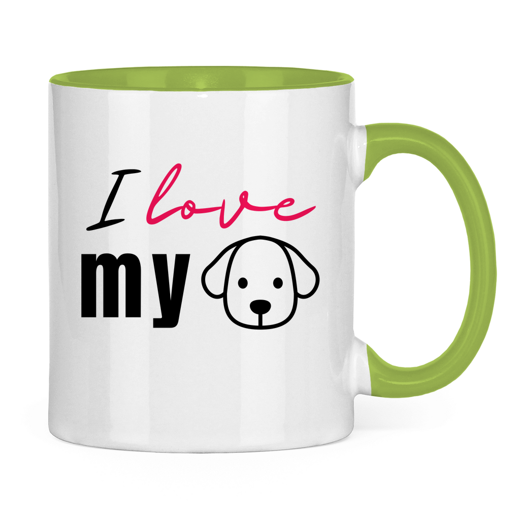 I Love my Dog - Tasse zweifarbig I Love my Dog - PetArt