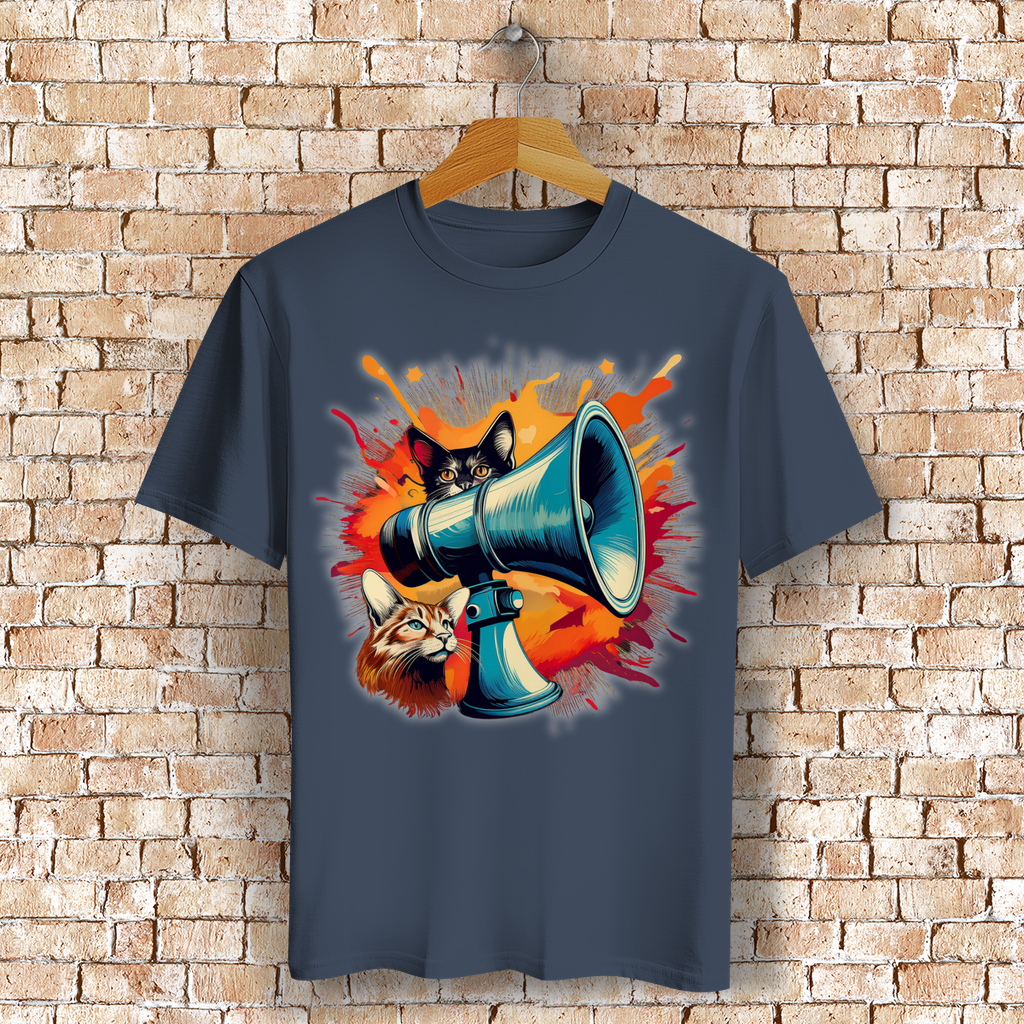 BIG Print Unisex T-Shirt - "Deine Stimme kann Leben retten" - PetArt