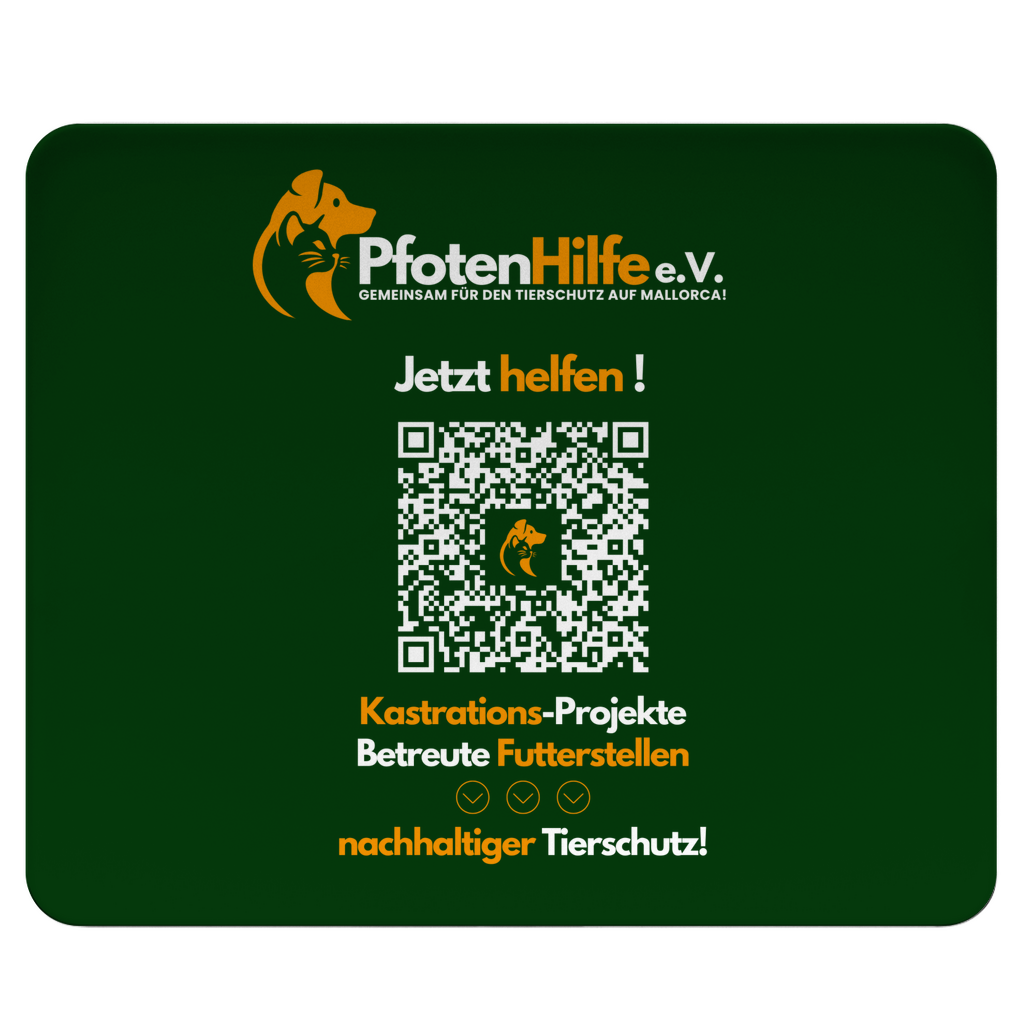 Pfotenhilfe Mallorca - Mousepad