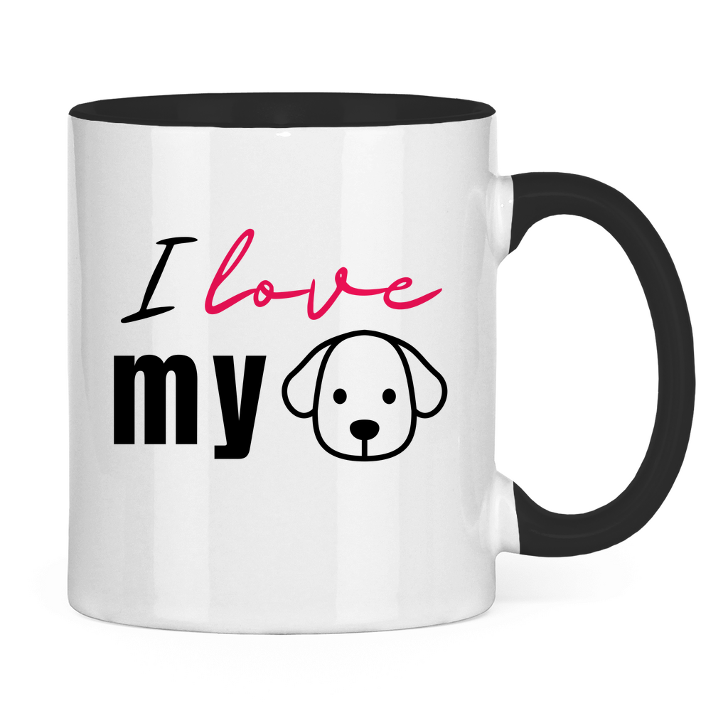 I Love my Dog - Tasse zweifarbig I Love my Dog - PetArt