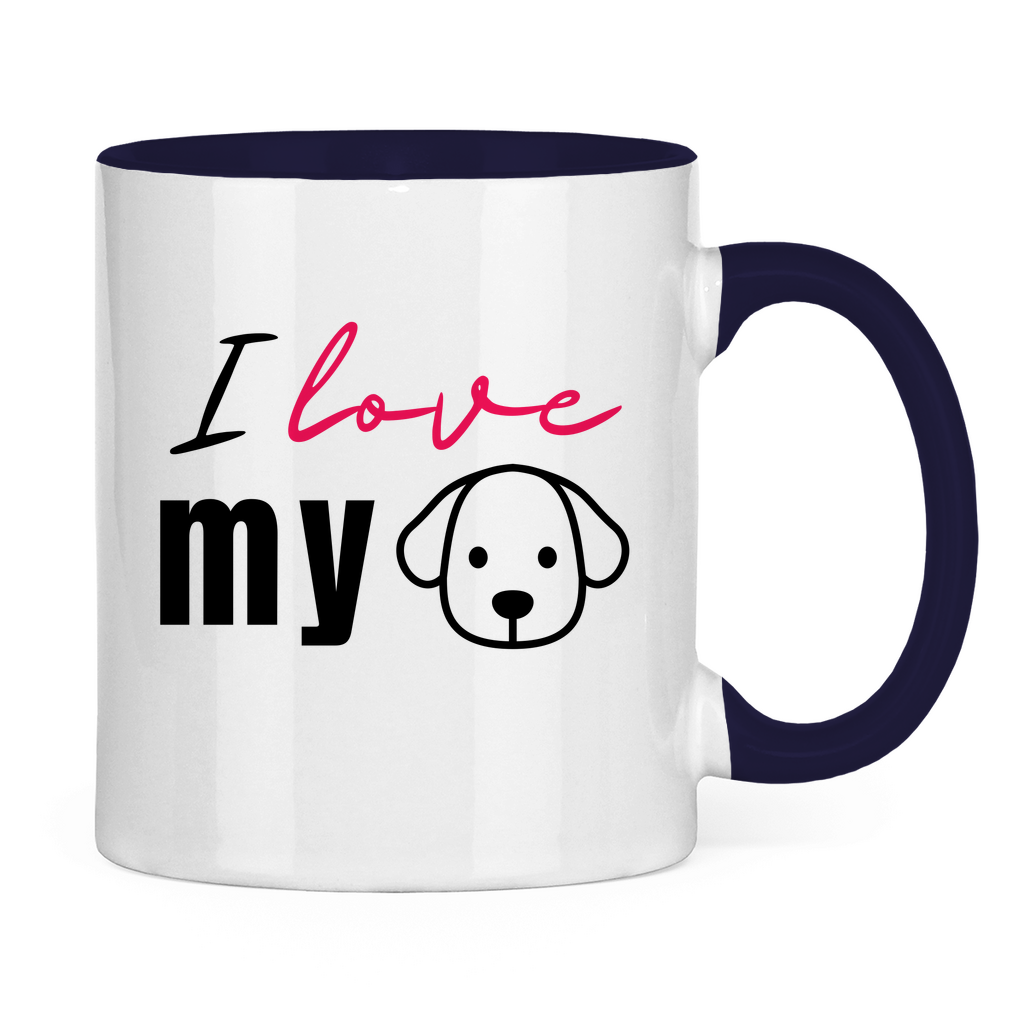 I Love my Dog - Tasse zweifarbig I Love my Dog - PetArt