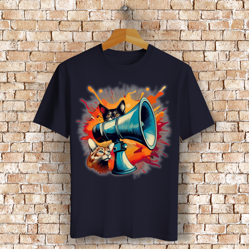 BIG Print Unisex T-Shirt - "Deine Stimme kann Leben retten" - PetArt