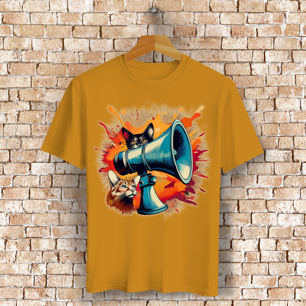 BIG Print Unisex T-Shirt - "Deine Stimme kann Leben retten" - PetArt