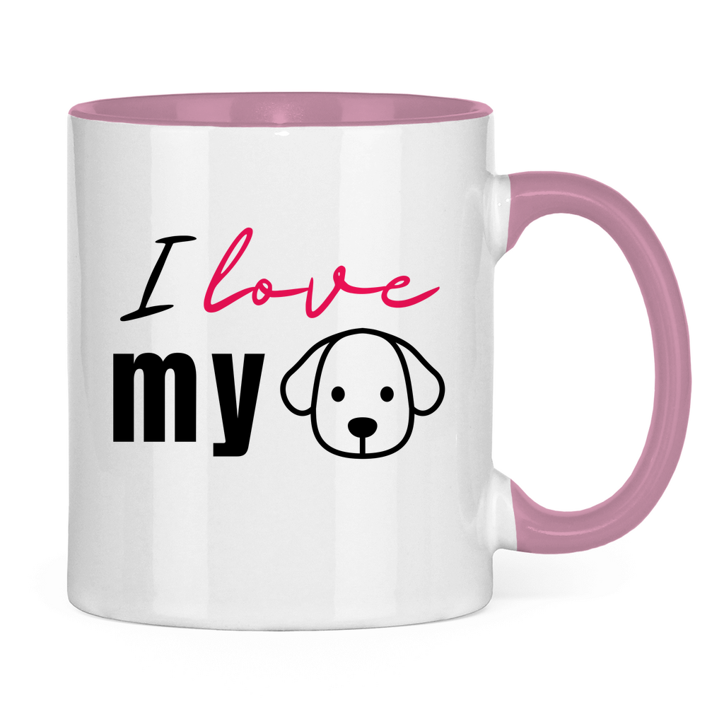 I Love my Dog - Tasse zweifarbig I Love my Dog - PetArt