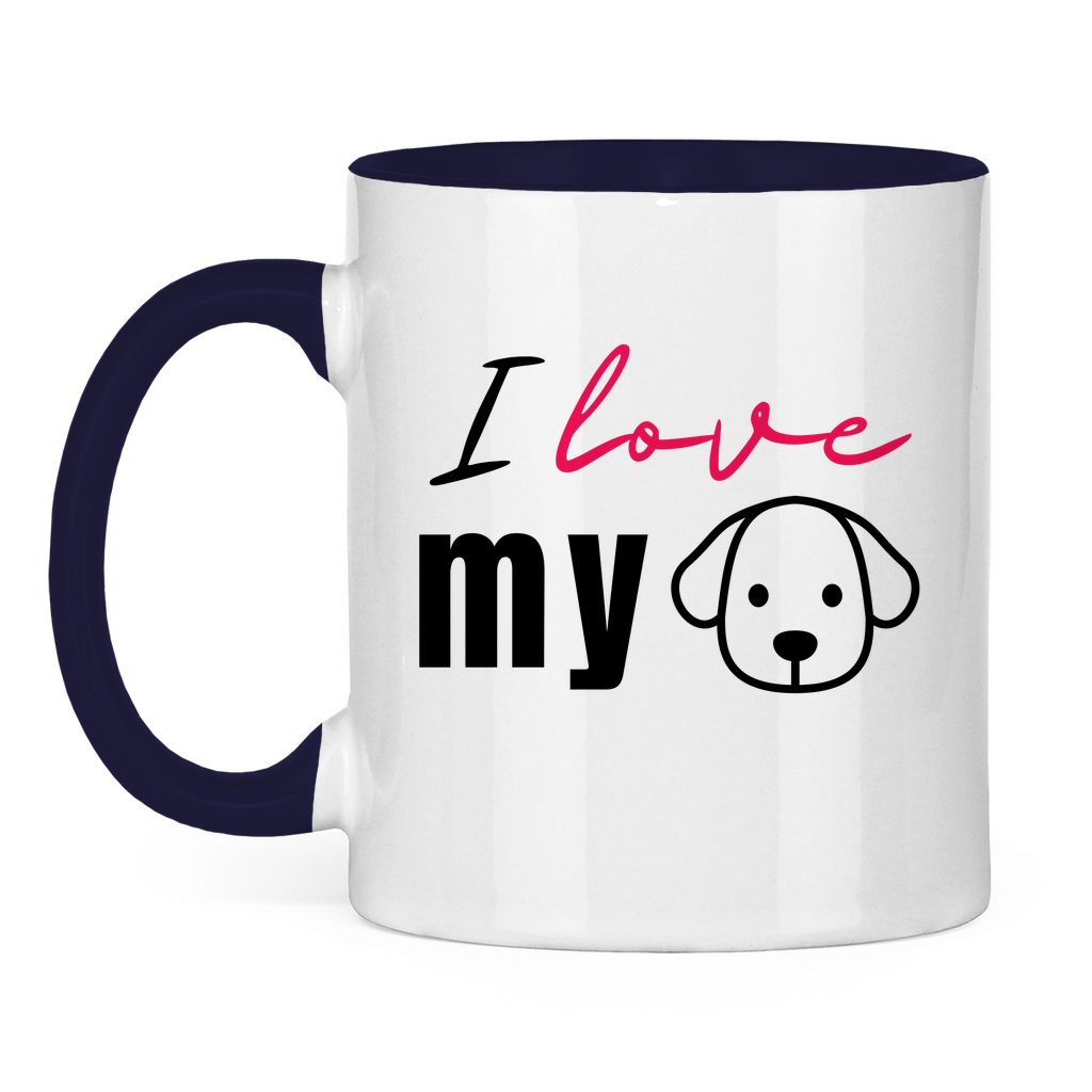 I Love my Dog - Tasse zweifarbig I Love my Dog - PetArt
