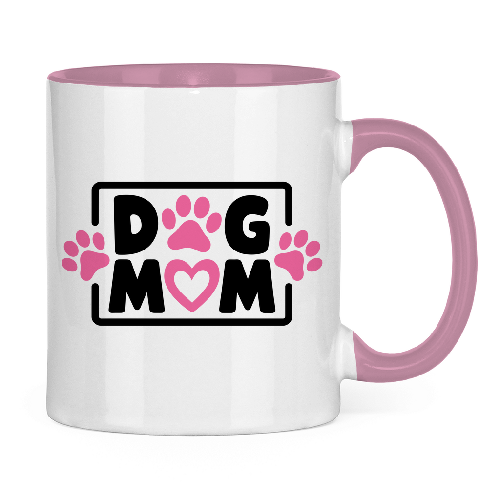 Dog Mum - Tasse zweifarbig