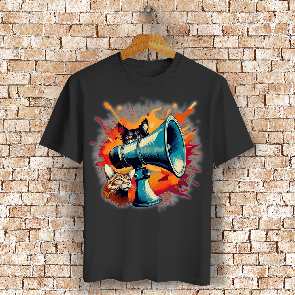 BIG Print Unisex T-Shirt - "Deine Stimme kann Leben retten" - PetArt