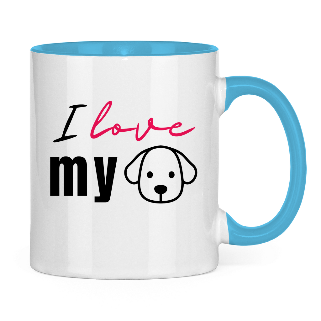 I Love my Dog - Tasse zweifarbig I Love my Dog - PetArt