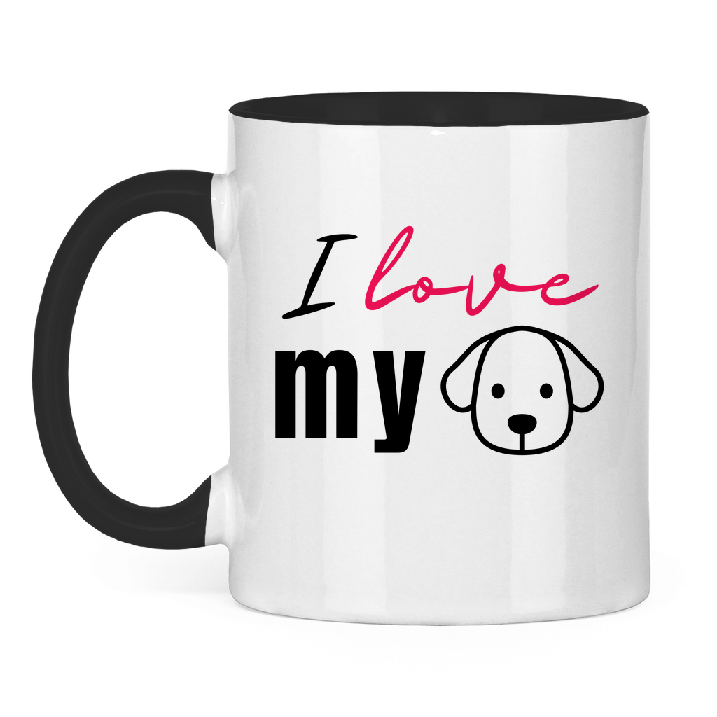 I Love my Dog - Tasse zweifarbig I Love my Dog - PetArt