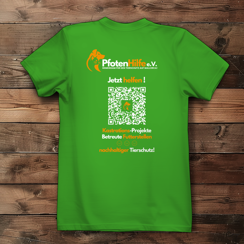 Pfotenhilfe Mallorca - Damen Premium Bio T-Shirt