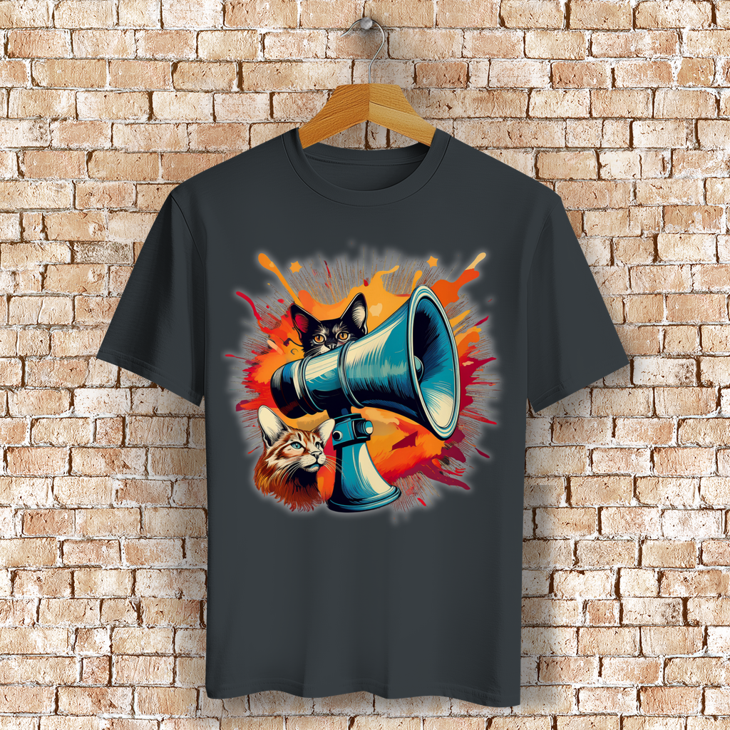 BIG Print Unisex T-Shirt - "Deine Stimme kann Leben retten" - PetArt