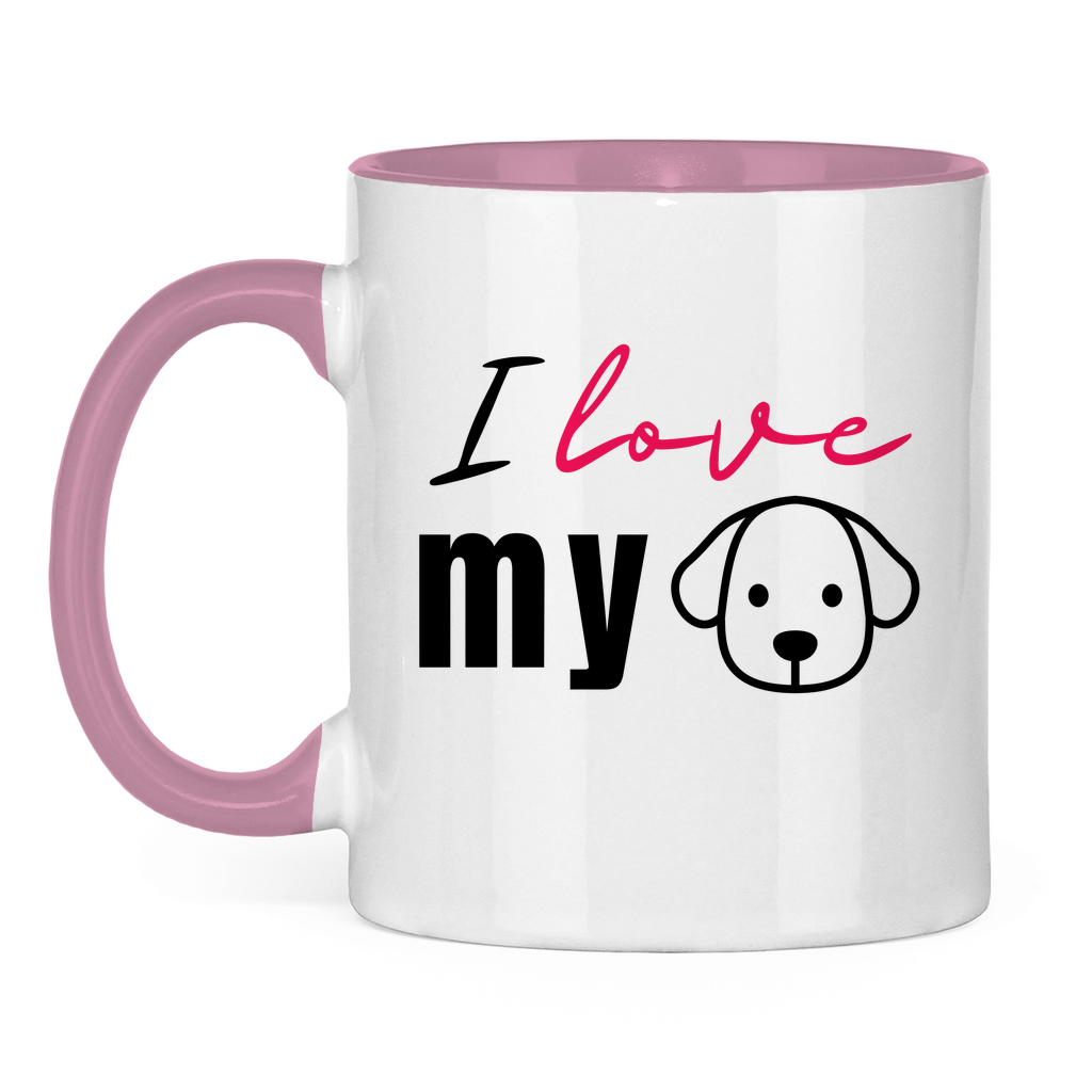 I Love my Dog - Tasse zweifarbig I Love my Dog - PetArt