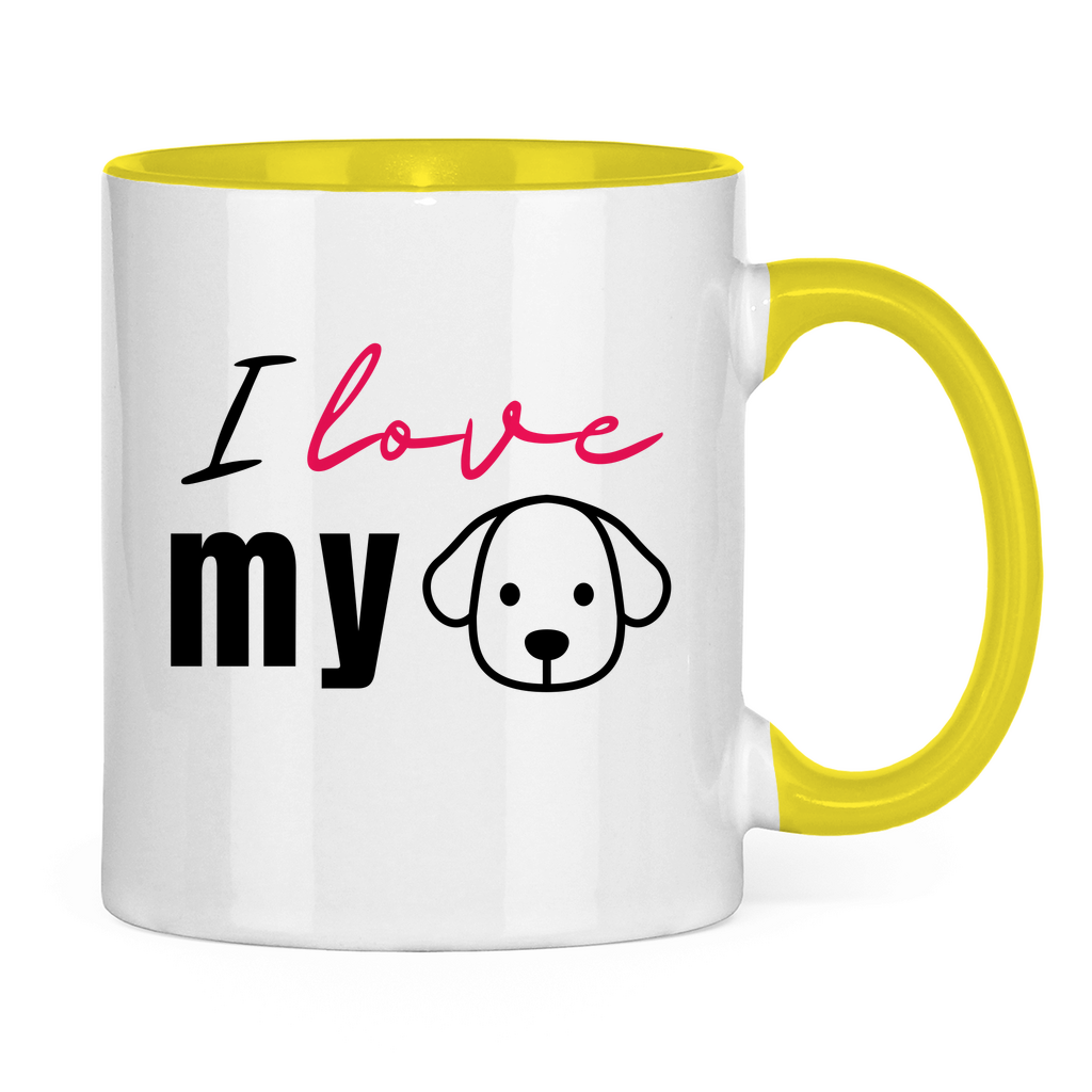 I Love my Dog - Tasse zweifarbig I Love my Dog - PetArt