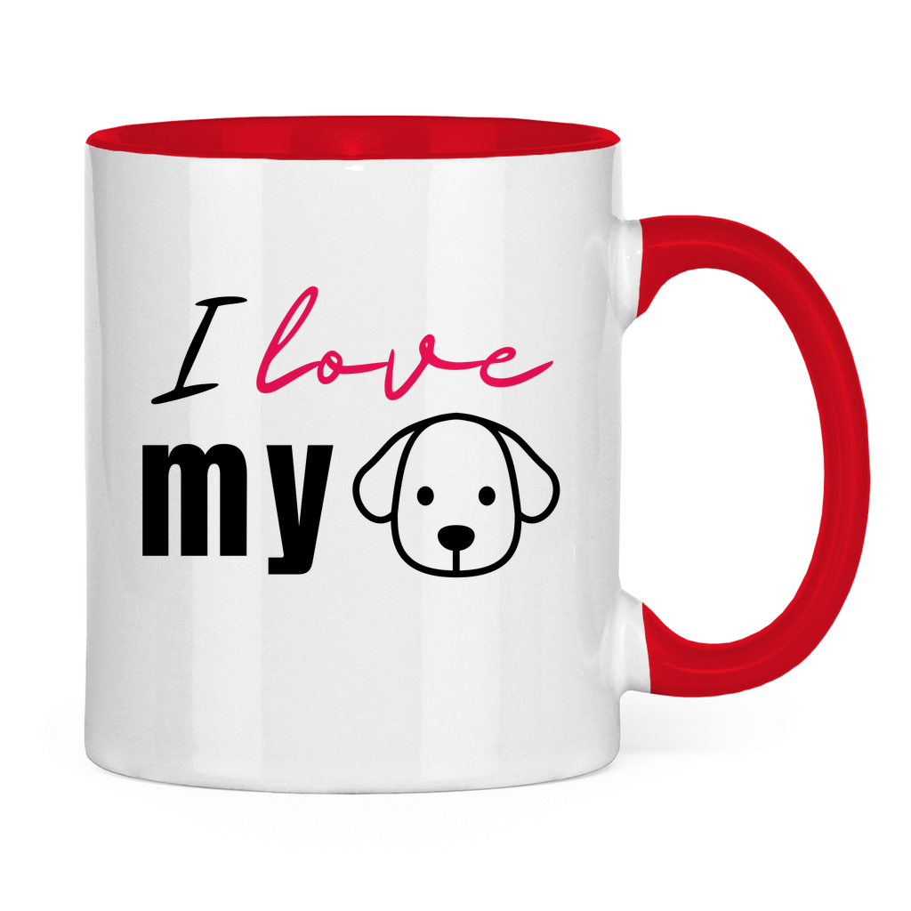 I Love my Dog - Tasse zweifarbig I Love my Dog - PetArt