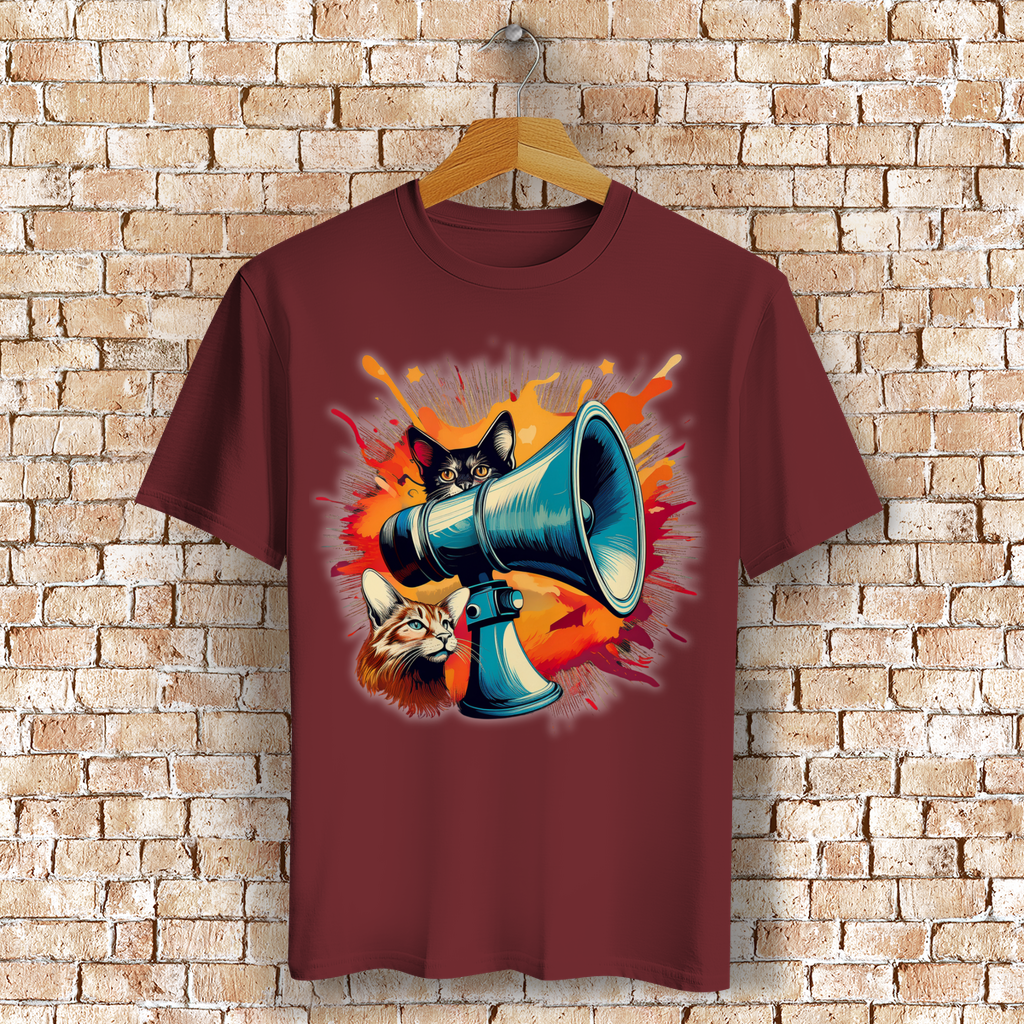 BIG Print Unisex T-Shirt - "Deine Stimme kann Leben retten" - PetArt