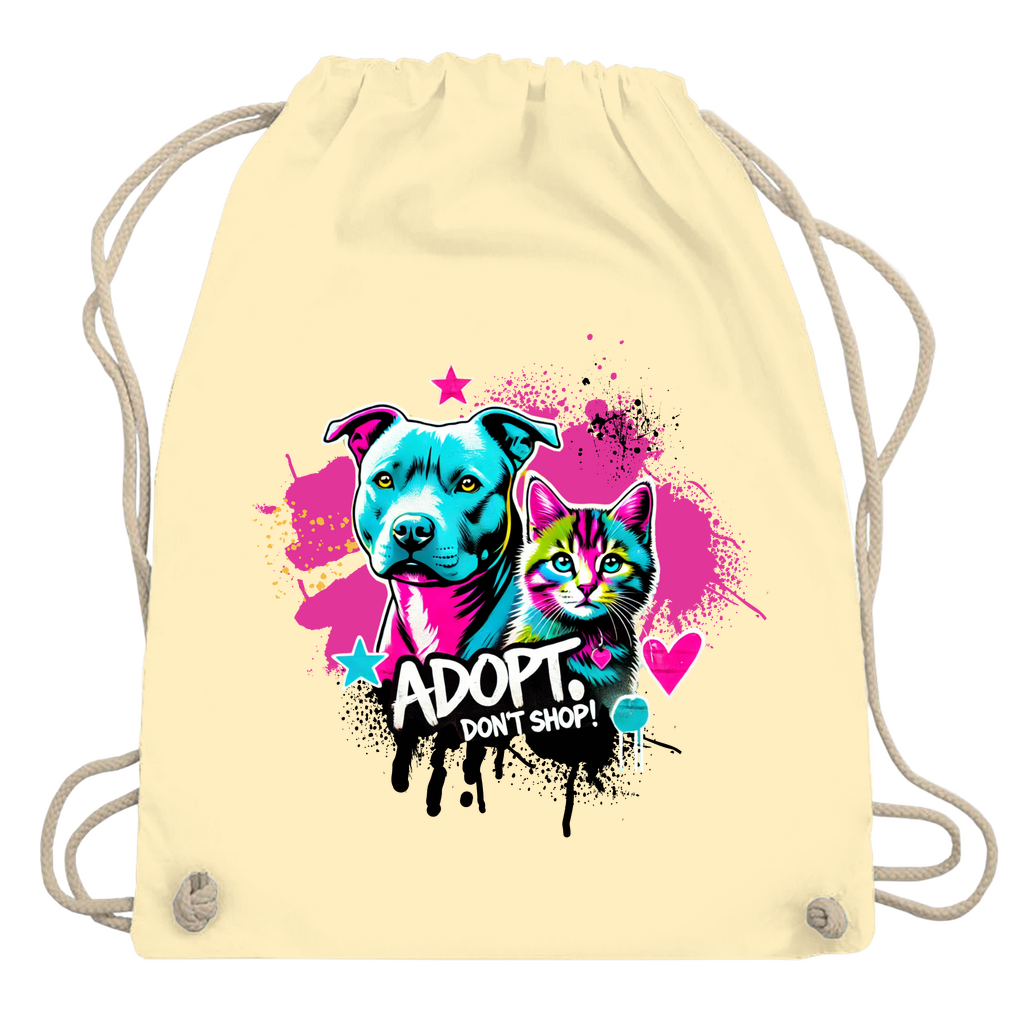 Adopt don't Shop - Turnbeutel - PetArt