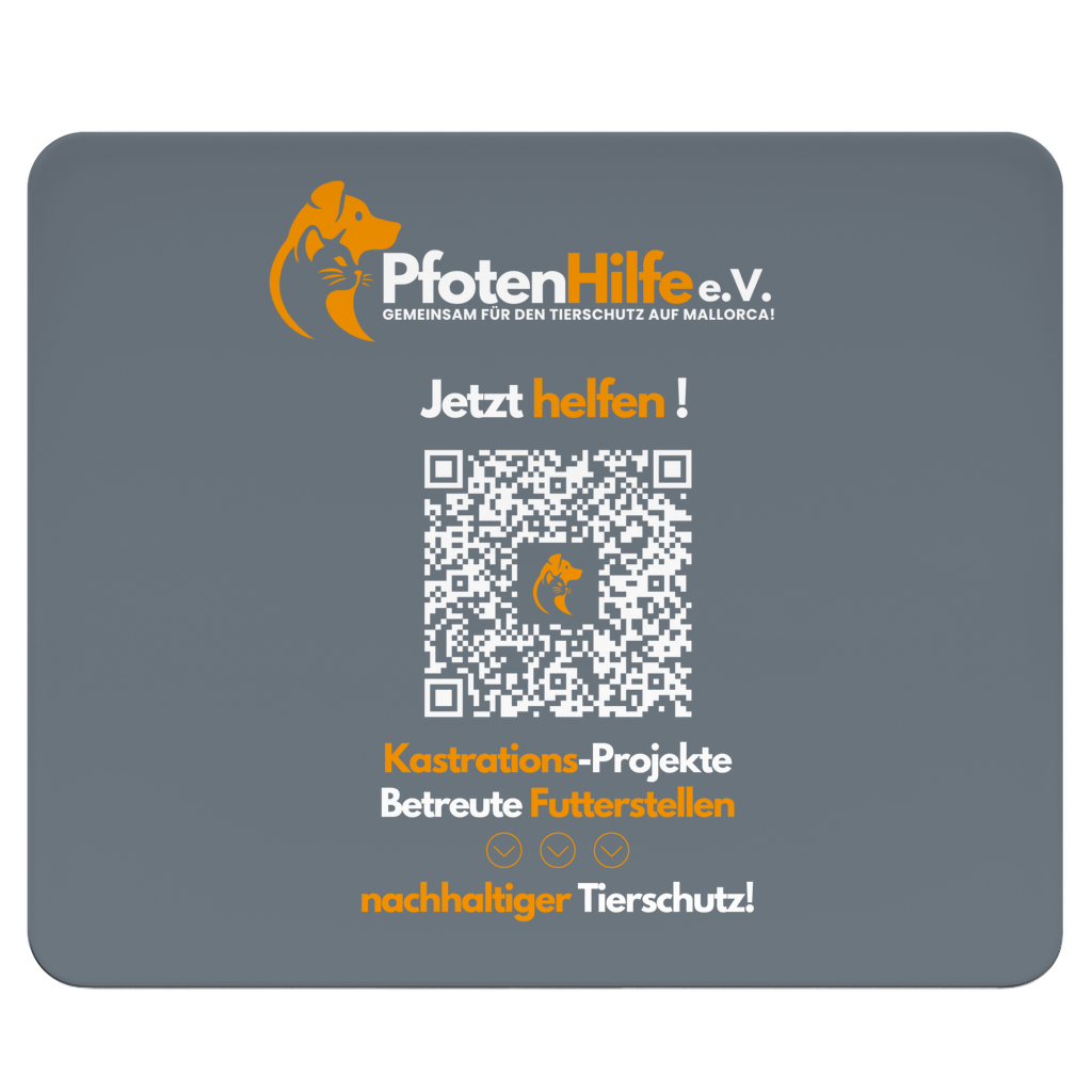 Pfotenhilfe Mallorca - Mousepad