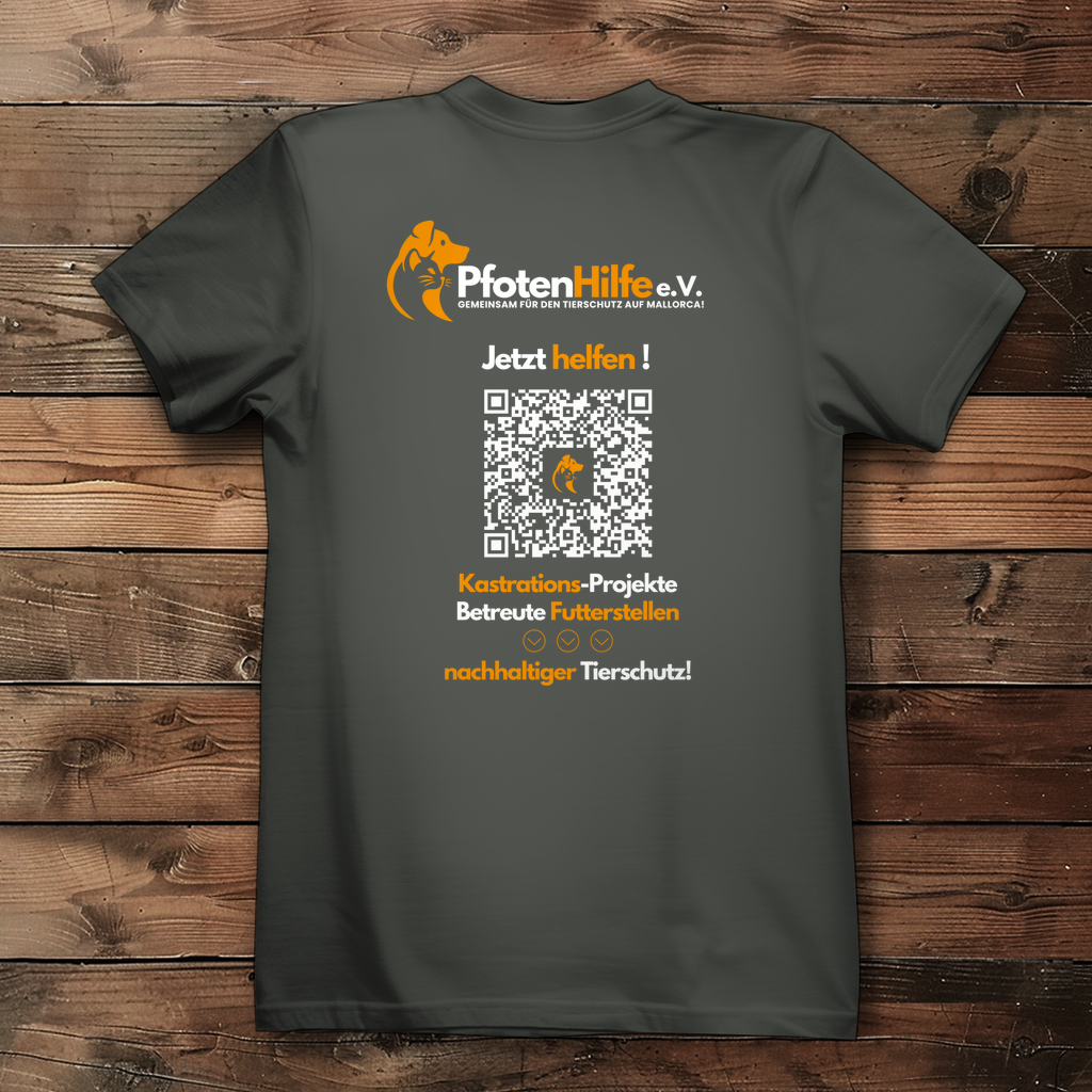 Pfotenhilfe Mallorca - Damen Premium Bio T-Shirt