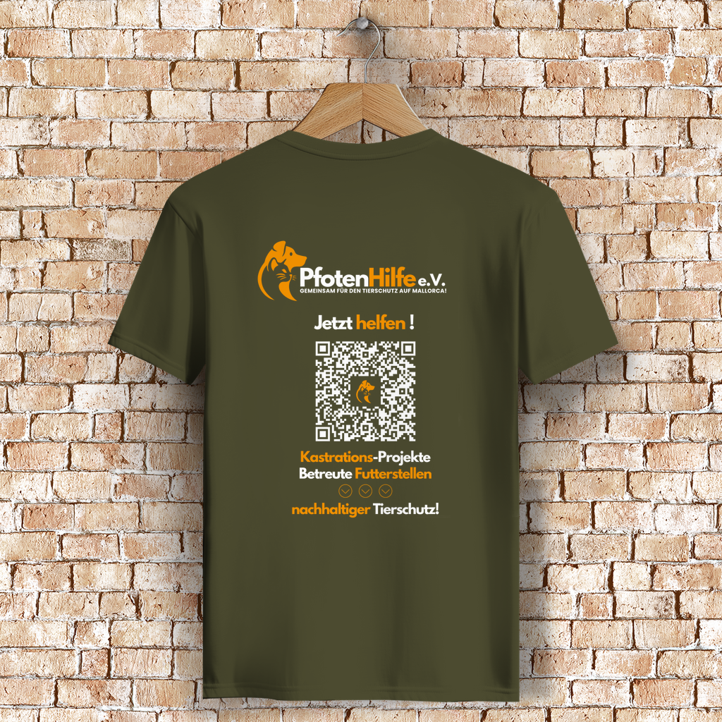 Pfotenhilfe Mallorca - Herren Premium Bio T-Shirt