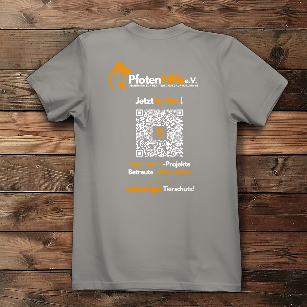 Pfotenhilfe Mallorca - Damen Premium Bio T-Shirt