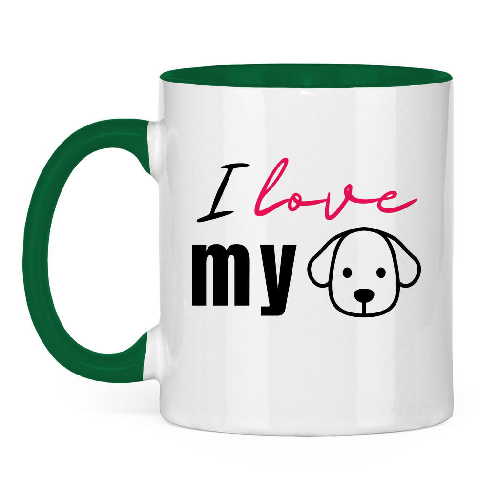 I Love my Dog - Tasse zweifarbig I Love my Dog - PetArt