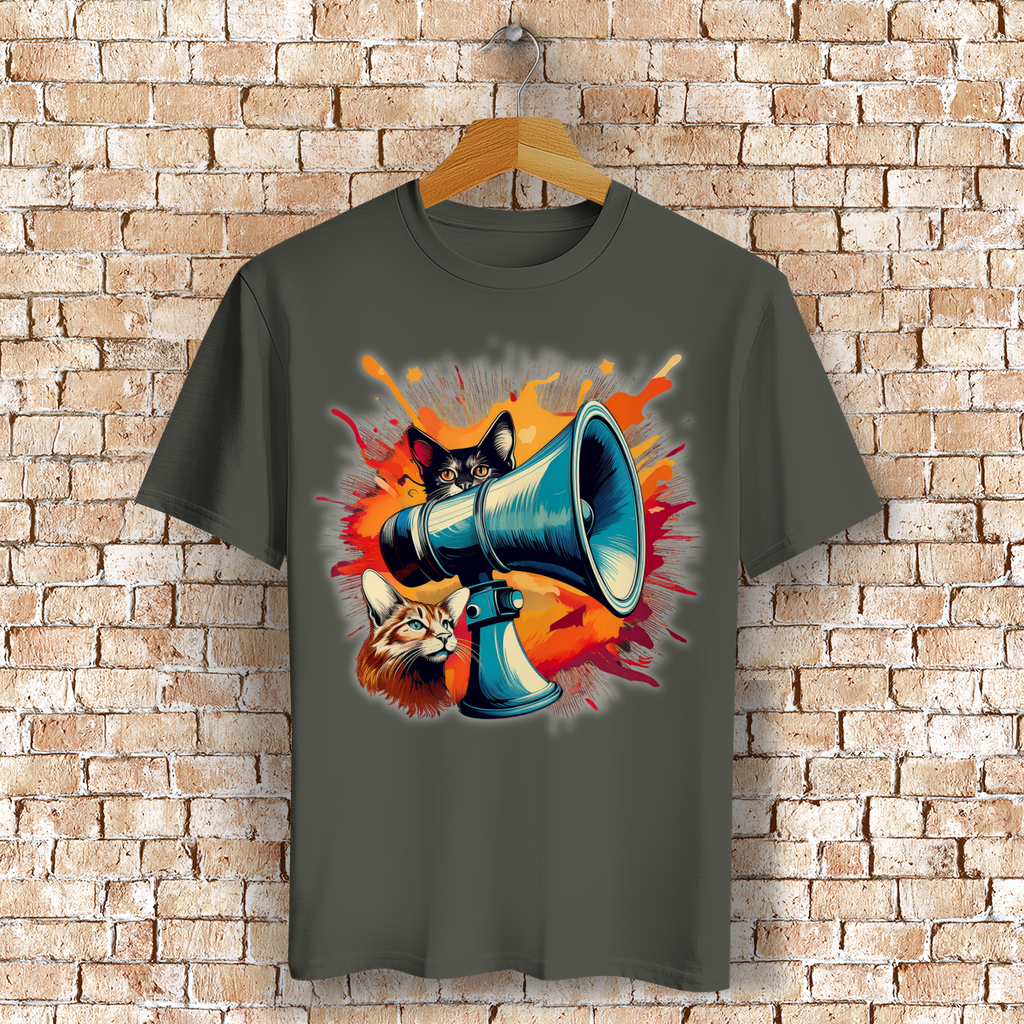 BIG Print Unisex T-Shirt - "Deine Stimme kann Leben retten" - PetArt