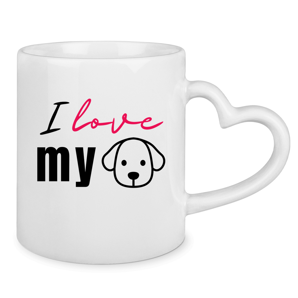 I Love my Dog - Tasse zweifarbig I Love my Dog - PetArt