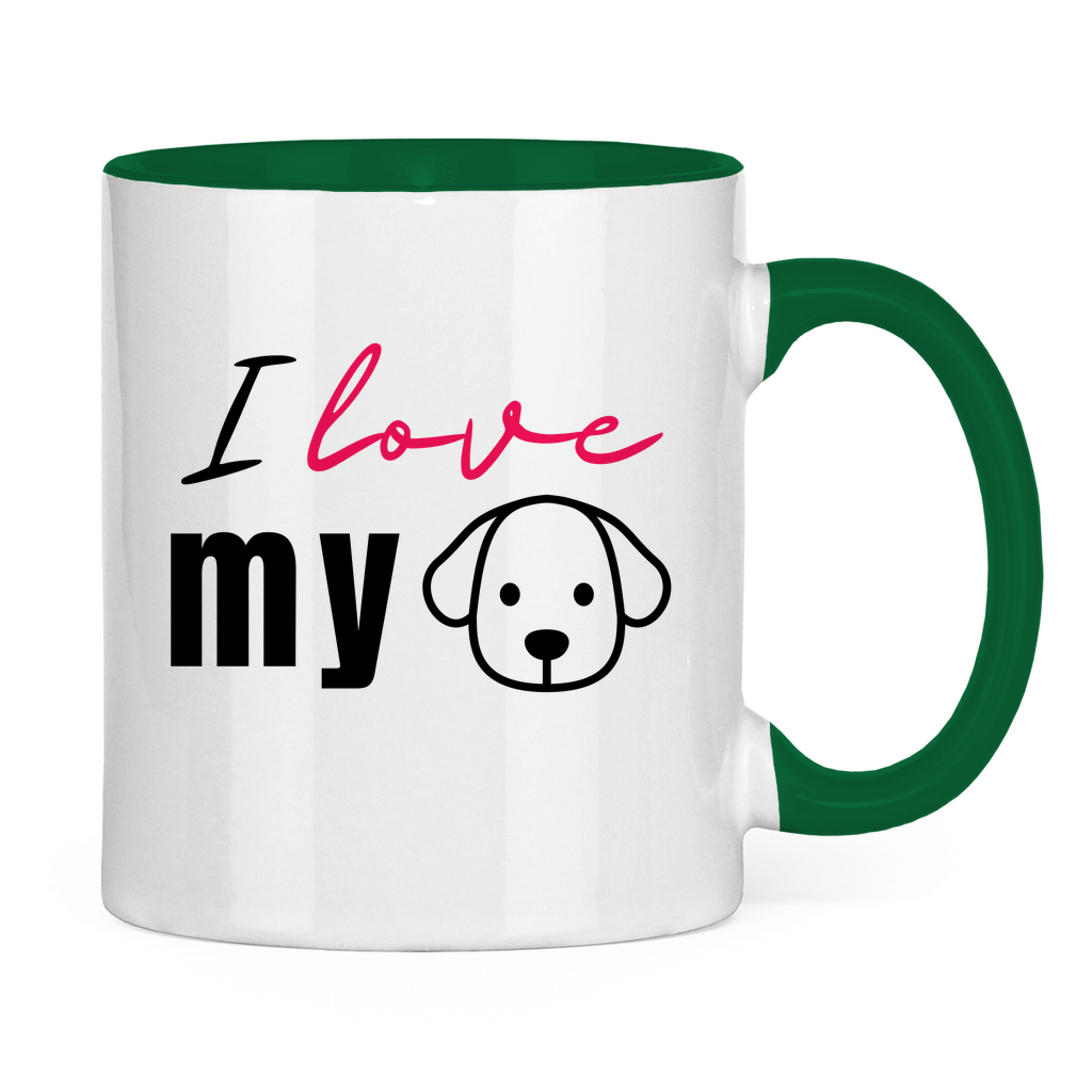 I Love my Dog - Tasse zweifarbig I Love my Dog - PetArt