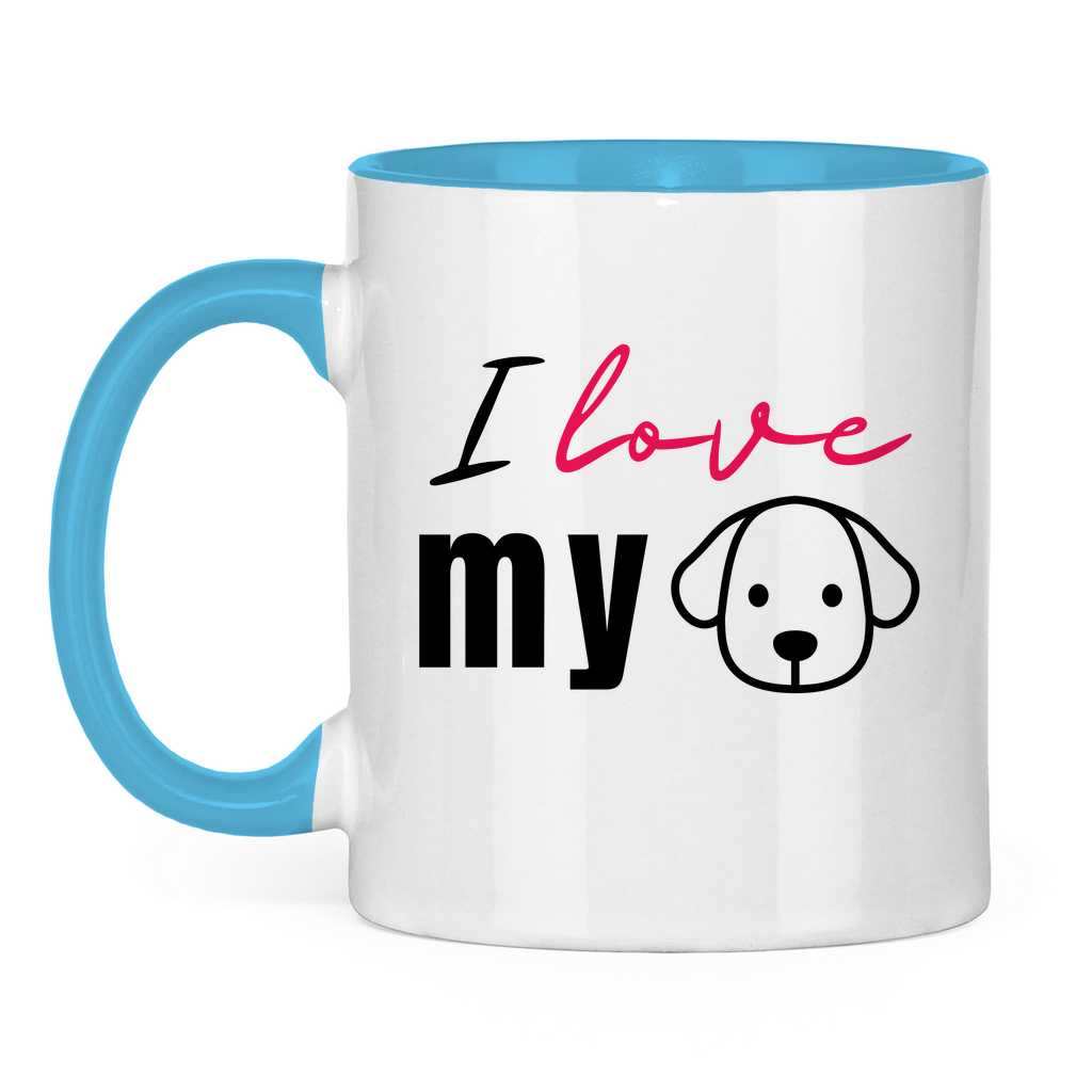 I Love my Dog - Tasse zweifarbig I Love my Dog - PetArt