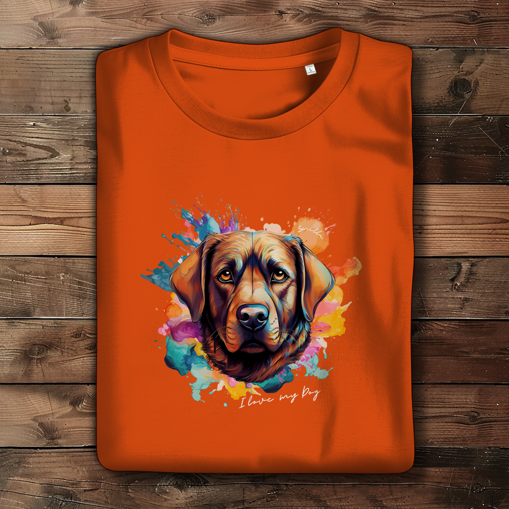 I love my Dog "Smilla" - Damen Premium Bio T-Shirt "Smilla" - PetArt