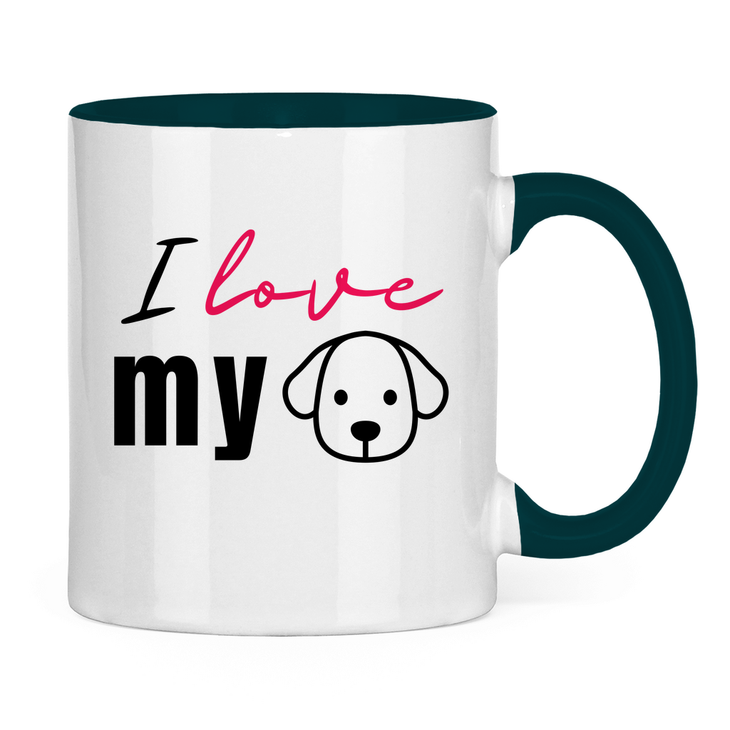 I Love my Dog - Tasse zweifarbig I Love my Dog - PetArt