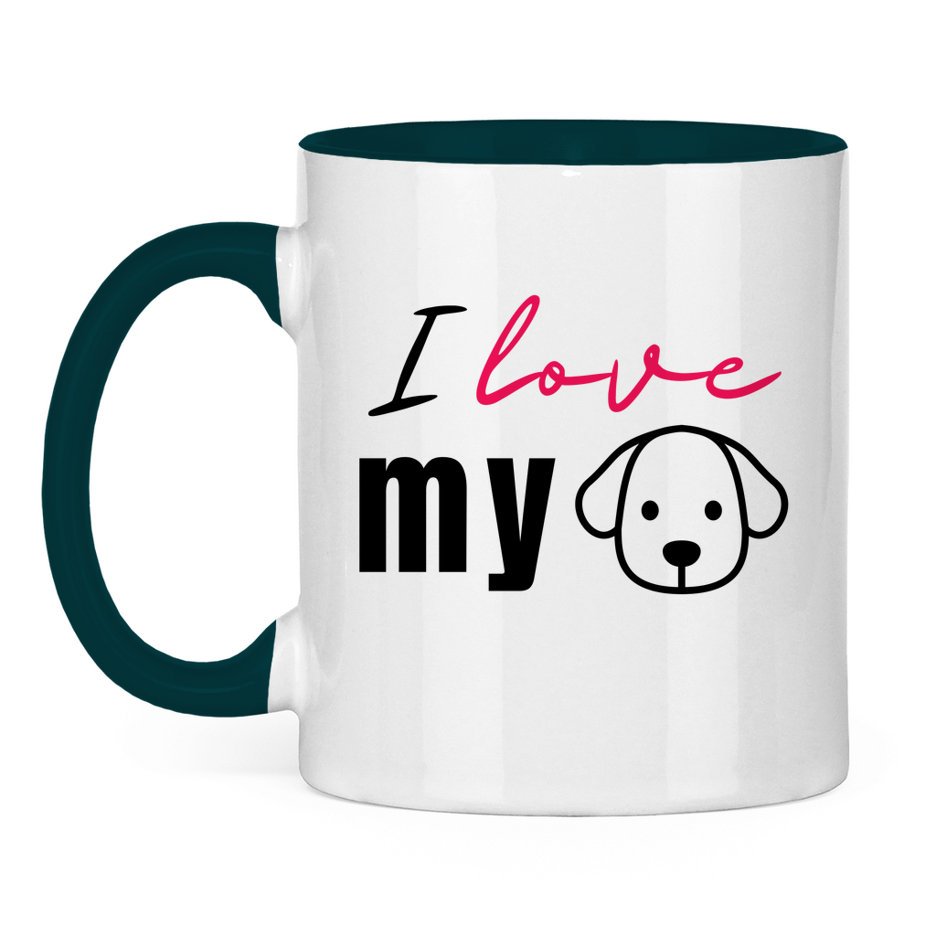 I Love my Dog - Tasse zweifarbig I Love my Dog - PetArt