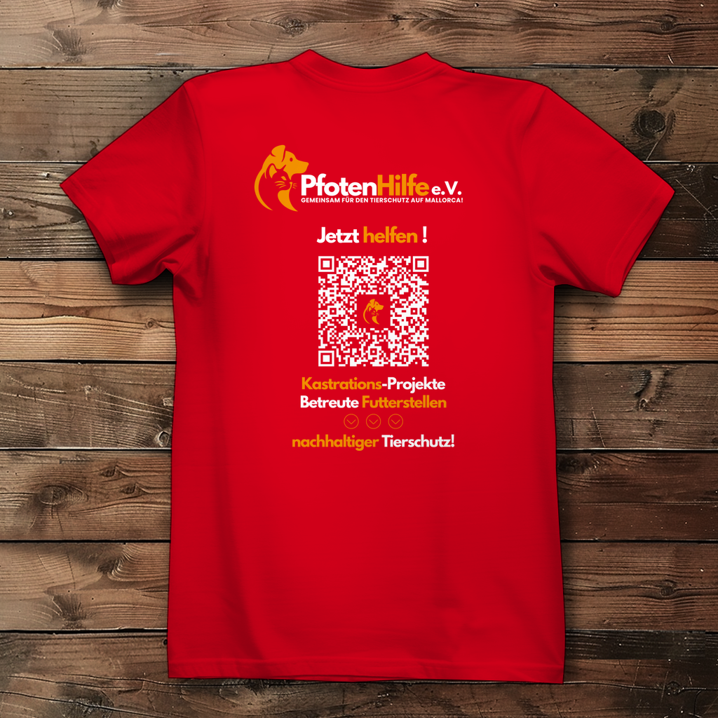 Pfotenhilfe Mallorca - Damen Premium Bio T-Shirt
