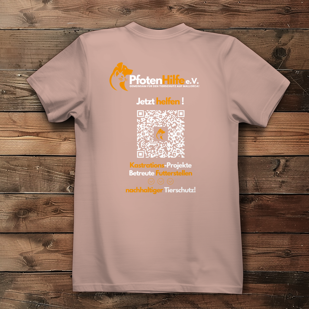 Pfotenhilfe Mallorca - Damen Premium Bio T-Shirt