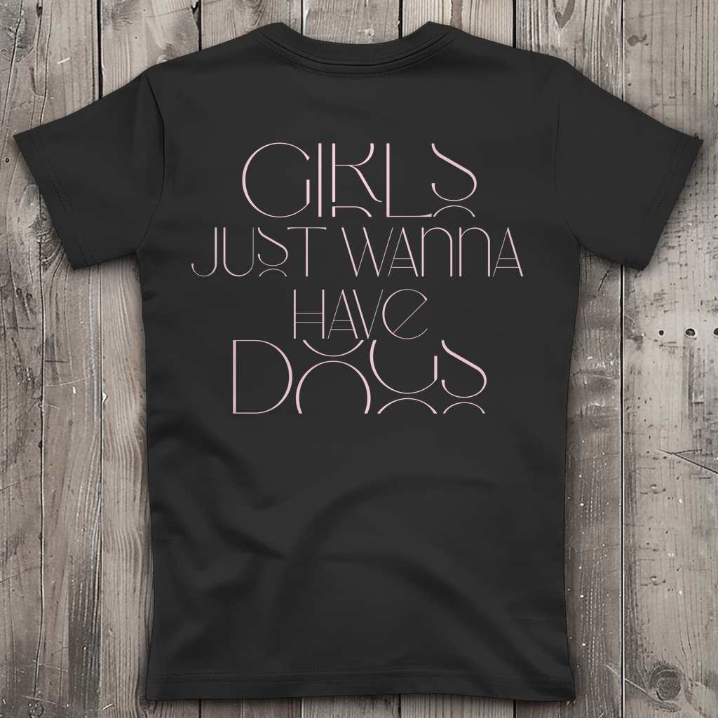 Girls just wanna have... dogs! - Damen Premium Bio V-Neck T-Shirt