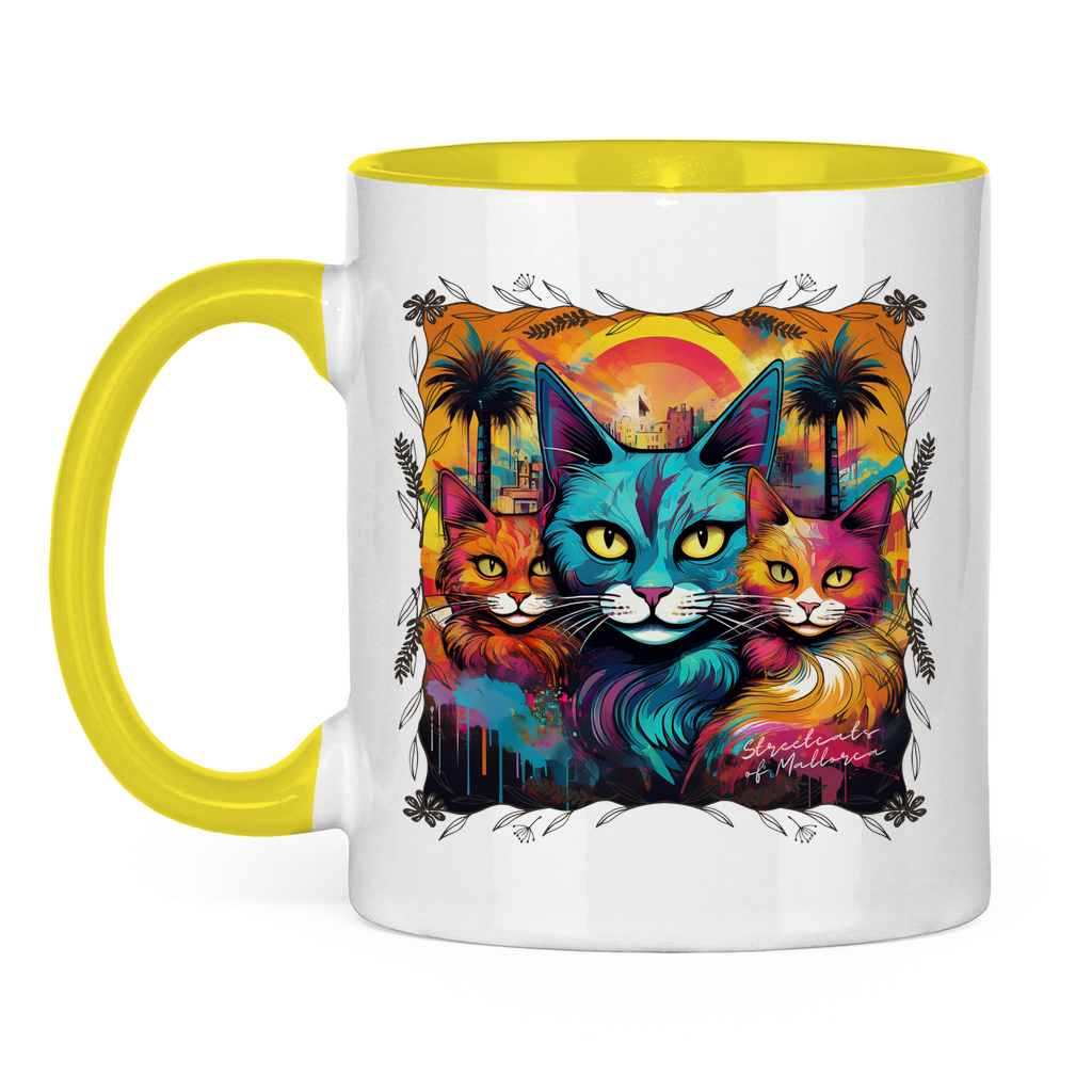 Streetcats of Mallorca - Tasse zweifarbig - PetArt