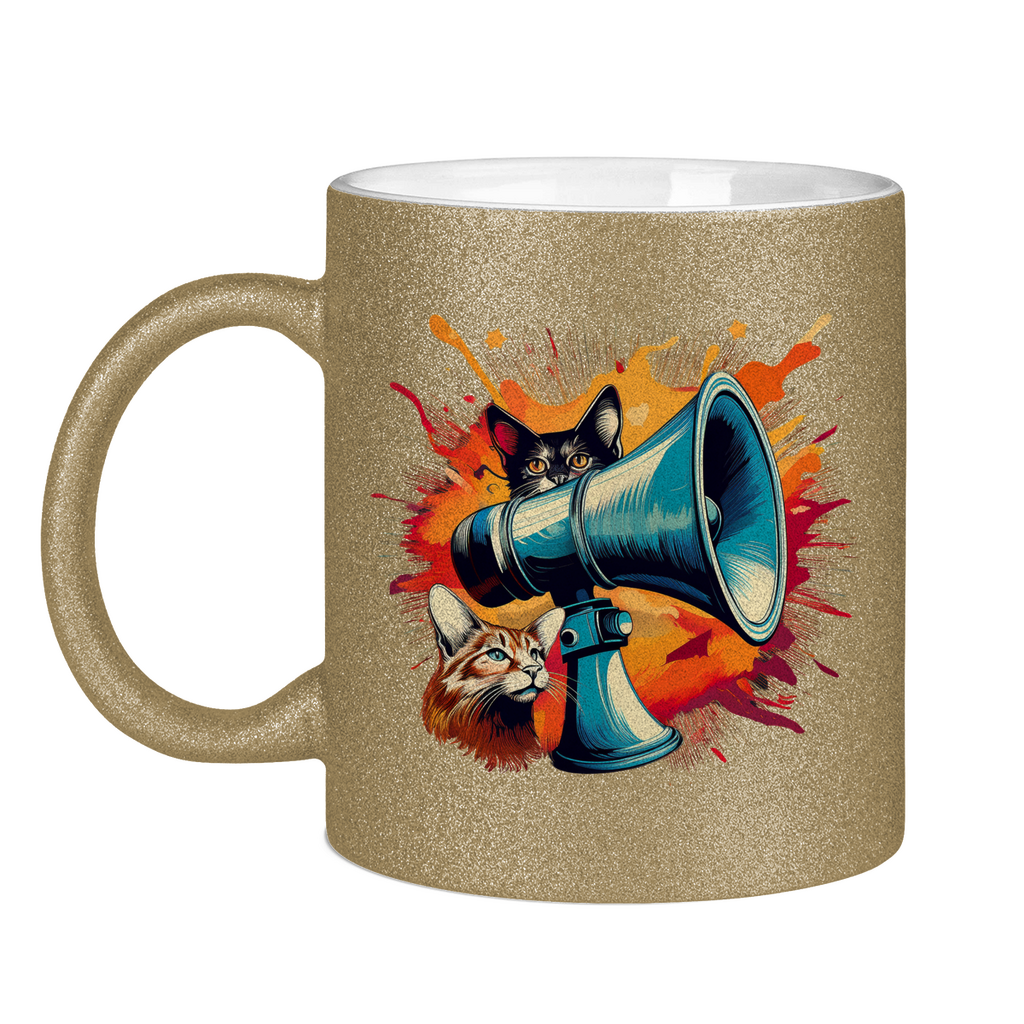 Glitzertasse Deine Stimme.... - PetArt