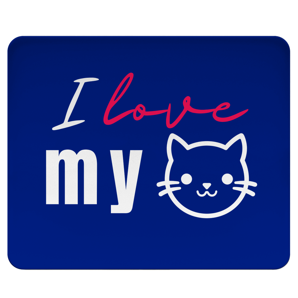 I love my Cat - Mousepad - PetArt