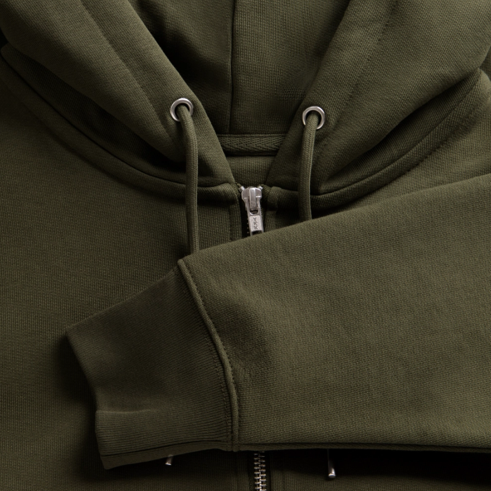 Garfield -  Unisex Bio-Kapuzenjacke - Khaki