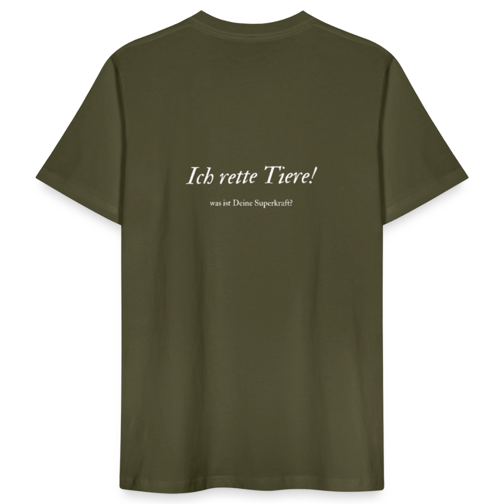 Superhelden... - Unisex Bio Shirt - Khaki