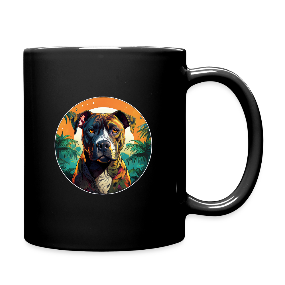 Poldi der AmStaff -  Tasse - Schwarz