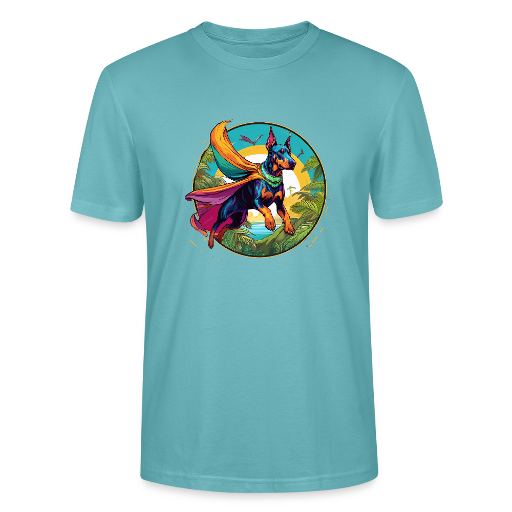 Superhelden... - Unisex Bio Shirt - Pastelltürkis