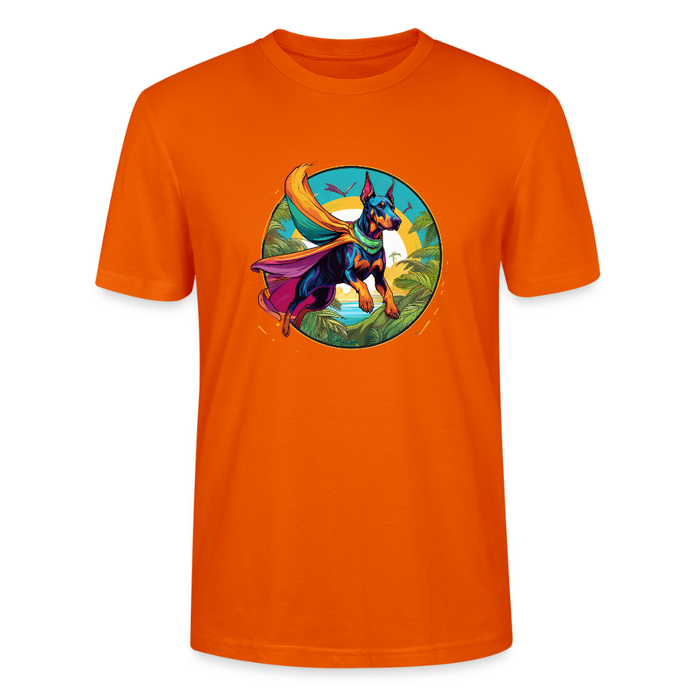 Superhelden... - Unisex Bio Shirt - Tieforange