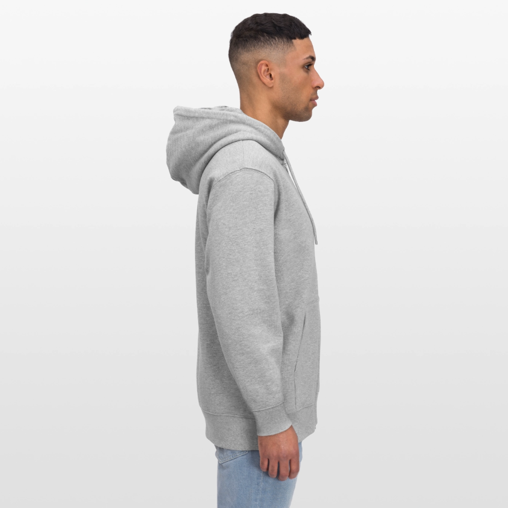 Garfield -  Unisex Bio-Kapuzenjacke - Grau meliert