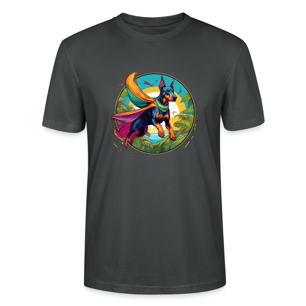 Superhelden... - Unisex Bio Shirt - Anthrazit