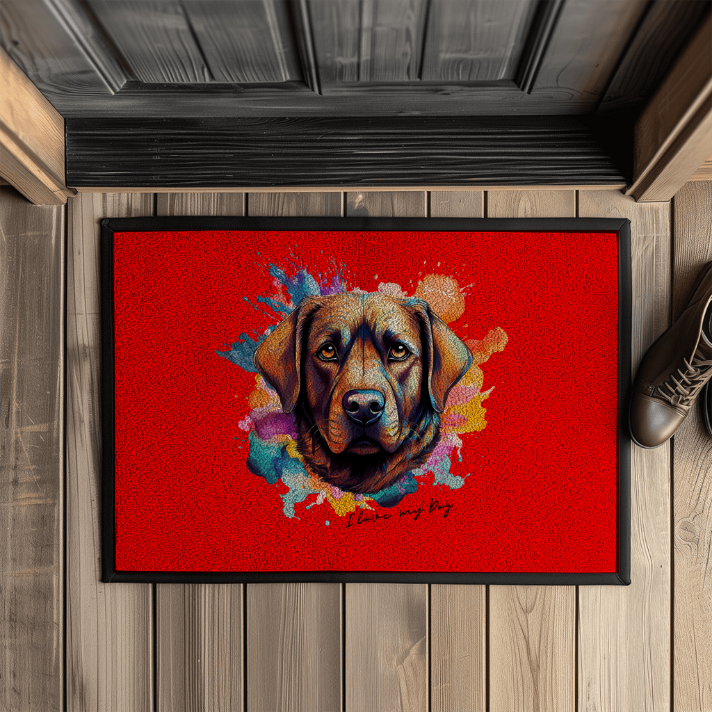 I love my Dog Fußmatte "Smilla" mit Gummirand - PetArt