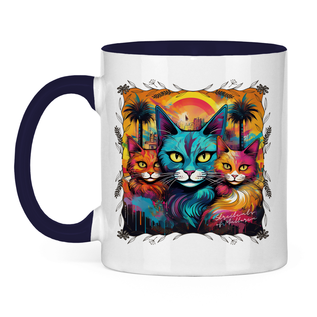 Streetcats of Mallorca - Tasse zweifarbig - PetArt