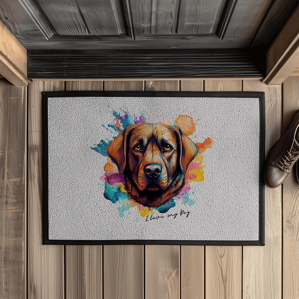 I love my Dog Fußmatte "Smilla" mit Gummirand - PetArt