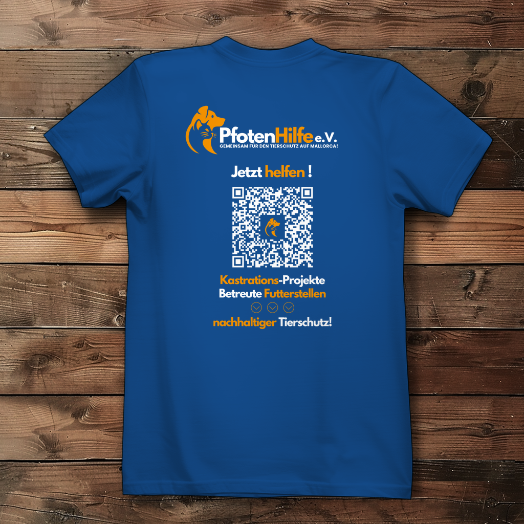 Pfotenhilfe Mallorca - Damen Premium Bio T-Shirt
