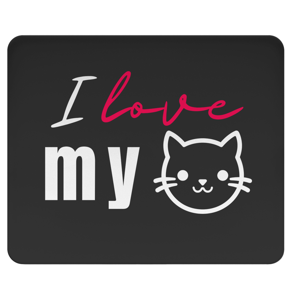 I love my Cat - Mousepad - PetArt